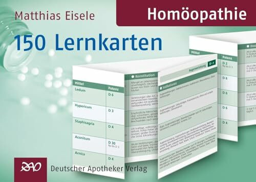 Homöopathie-Lernkarten