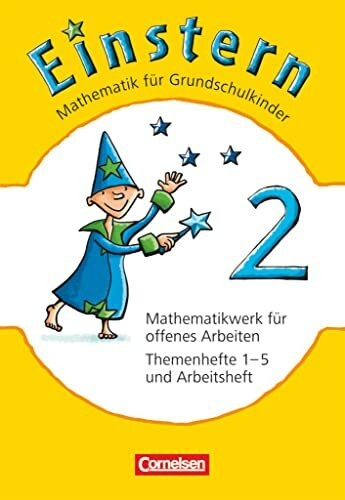Einstern - Mathematik - Ausgabe 2010 - Band 2: Themenhefte 1-5, Arbeitsheft und 7 Kartonbeilagen im Schuber - Zum mehrjährigen Gebrauch (Einstern, Ausgabe 2010, Band 2)