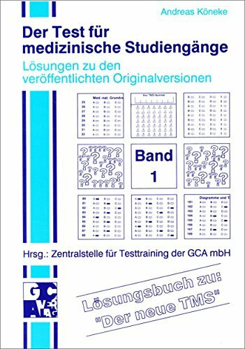 Der Test für medizinische Studiengänge, Lösungen zu den veröffentlichten Originalversionen: Lösungen zu 'Der neue TMS'