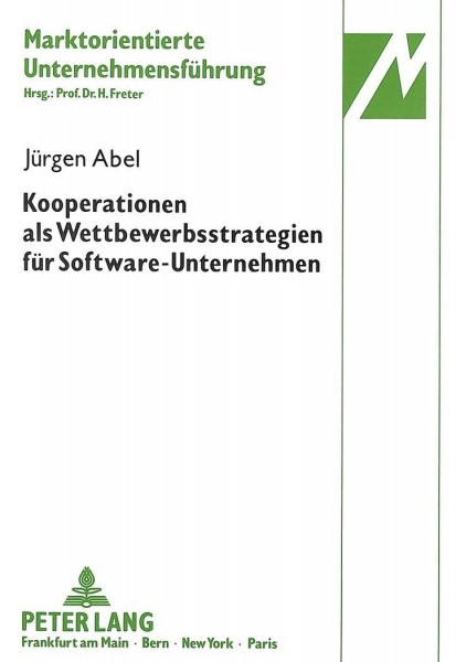 Kooperationen als Wettbewerbsstrategien für Software-Unternehmen