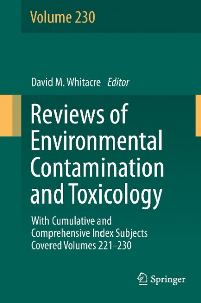 Reviews of Environmental Contamination and Toxicology volume