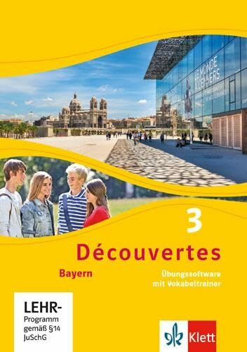 D�couvertes 3. Ausgabe Bayern: �bungssoftware mit Vokabeltrainer, Einzellizenz 3. Lernjahr (D�...