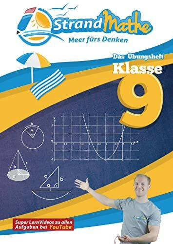 StrandMathe Übungsheft Mathe Klasse 9 – mit kostenlosen Lernvideos inkl. Lösungswegen und Rechenschritten zu jeder Aufgabe: Mathematik Lernheft – ... Trigonometrie (StrandMathe Übungshefte)
