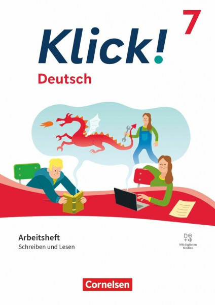 Klick! - Fächerübergreifendes Lehrwerk für Lernende mit Förderbedarf - Deutsch - Ausgabe ab 2024 - 7. Schuljahr: Schreiben und Lesen - Arbeitsheft mit ... Deutsch - Ausgabe ab 2024, 7. Schuljahr)