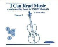 I Can Read Music, Vol 2: A Note Reading Book for Violin Students
