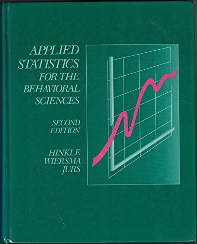 Applied Statistics for the Behavioral Sciences Applied Statistics for the Behavioral Sciences