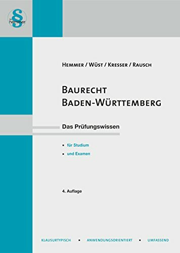 Baurecht/Baden-Würtemberg (Skripten - Öffentliches Recht)