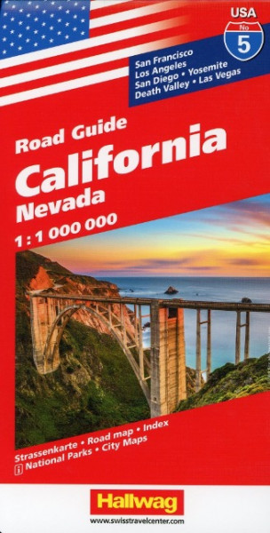 Hallwag USA Road Guide 05. California 1 : 1 000 000