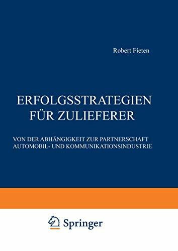 Erfolgsstrategien für Zulieferer