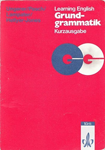 Learning English, Grundgrammatik, Kurzausgabe