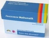 Fragenbox Mathematik. Kartei inkl. Lehrerkommentar + CD