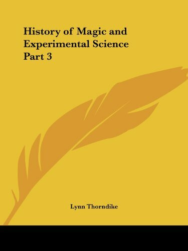 History of Magic & Experimental Science 1923