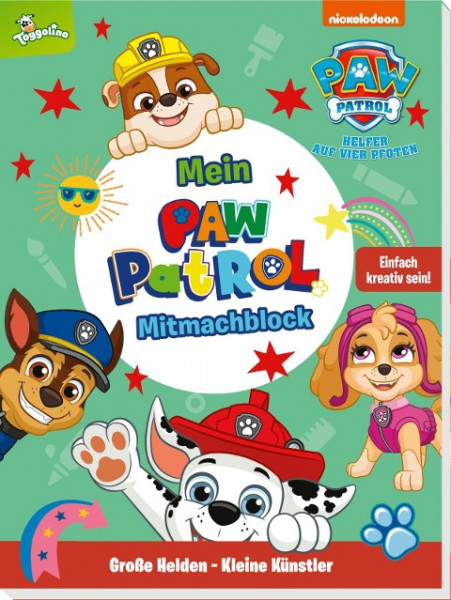 PAW Patrol: PAW Patrol: Große Helden - Kleine Künstler: Mein PAW-Patrol-Mitmachblock