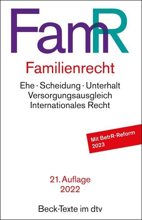 Familienrecht (Beck-Texte im dtv) Familienrecht (Beck-Texte im dtv)