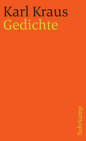 Schriften in den suhrkamp taschenbüchern. Erste Abteilung. Zwölf Bände: Band 9: Gedichte (suhrkamp taschenbuch)