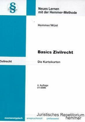 Basics Zivilrecht - Karteikarten (Karteikarten - Zivilrecht)