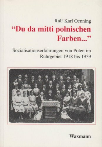 "Du da mitti polnischen Farben ...": Sozialisationserfahrungen von Polen im Ruhrgebiet 1918 bis 1939 (Internationale Hochschulschriften)