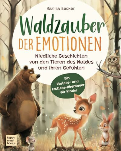 Waldzauber der Emotionen - Niedliche Geschichten von den Tieren des Waldes und ihren Gefühlen: Ein Vorlese- und Erstlese-Abenteuer für Kinder