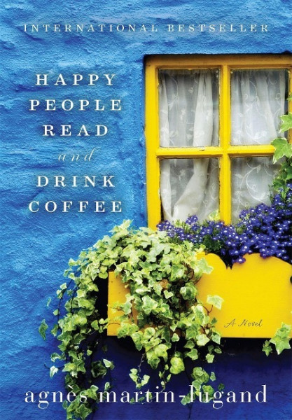 Happy People Read and Drink Coffee