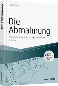 Die Abmahnung - inkl. Arbeitshilfen online