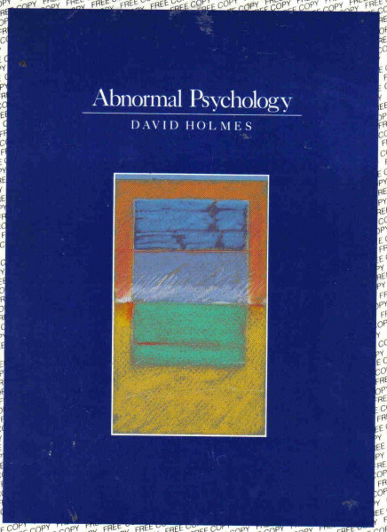 Abnormal Psychology