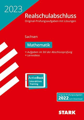 STARK Original-Prüfungen Realschulabschluss 2023 - Mathematik - Sachsen (STARK-Verlag - Abschlussprüfungen)