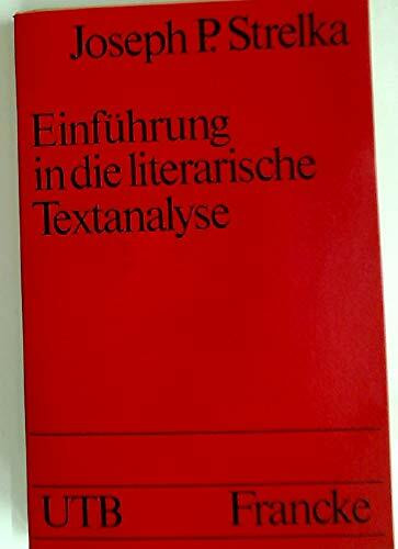 Einführung in die literarische Textanalyse.