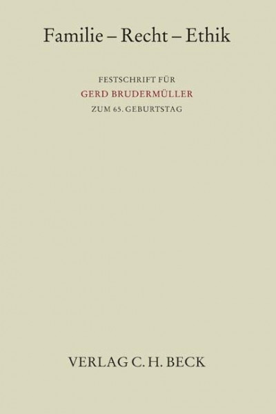 Familie - Recht - Ethik