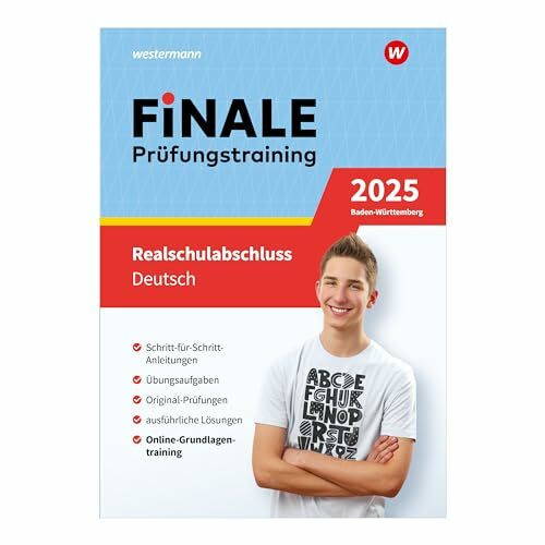 FiNALE Prüfungstraining Realschulabschluss Baden-Württemberg: Deutsch 2025 Arbeitsbuch mit Lösungsheft: Abeitsbuch mit Lösungsheft