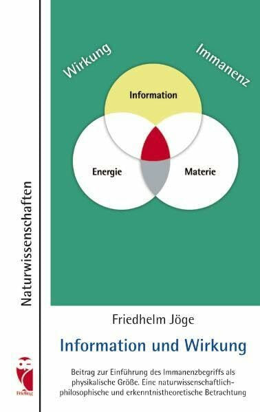 Information und Wirkung: Beitrag zur Einführung des Immanzenbegriffs als physikalische Größe. Eine naturwissenschaftlich-philosophische und ... und erkenntnistheoretische Betrachtung
