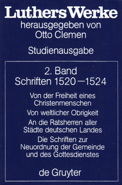 Luthers Werke. Schriften von 1520 - 1524. (Bd. 2): 002