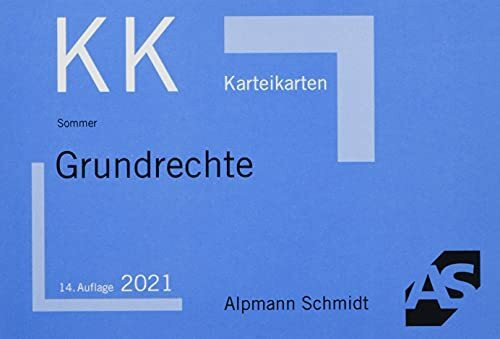 Karteikarten Grundrechte