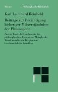 Beiträge zur Berichtigung bisheriger Mißverständnisse der Philosophen 2