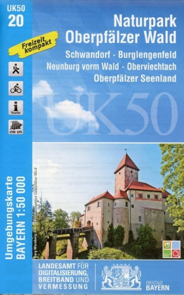Naturpark Oberpfälzer Wald 1 : 50 000 (UK 50-20)