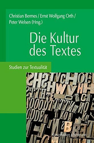 Die Kultur des Textes