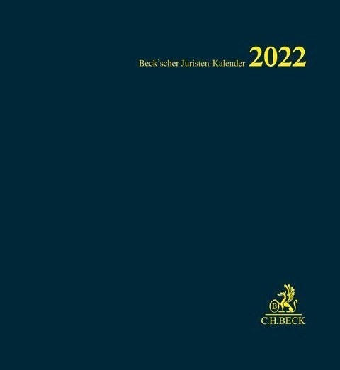 Beck'scher Juristen-Kalender 2022