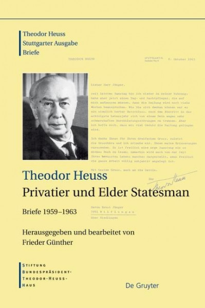 Theodor Heuss. Briefe 1959-1963