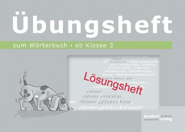 Wörterbuchübungsheft 2 (Lösungsheft): ab Klasse 3
