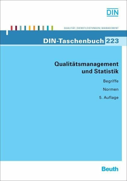 Qualitätsmanagement und Statistik: Begriffe (DIN-Taschenbuch)