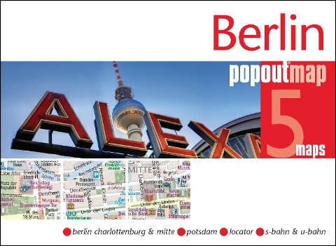 Berlin PopOut Map, 5 maps