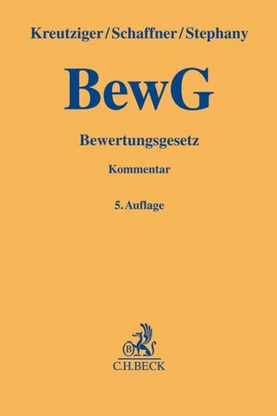 Bewertungsgesetz (Gelbe Erläuterungsbücher)