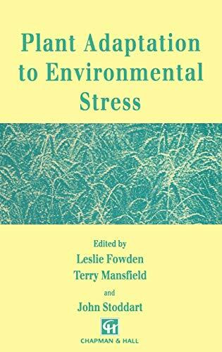 Plant Adaptation to Environmental Stress (Series)