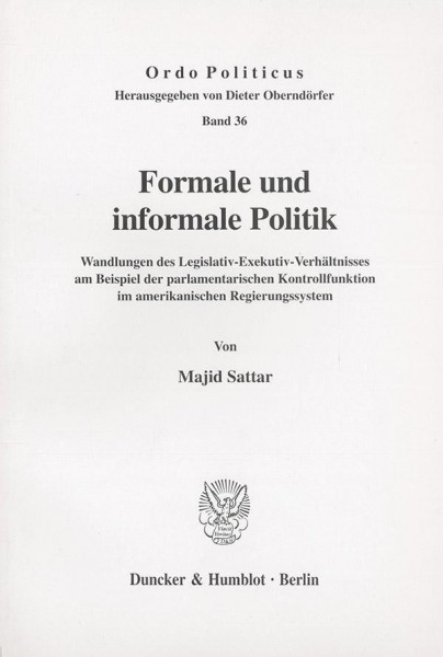 Formale und informale Politik.