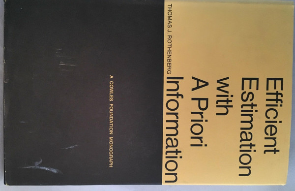 Efficient Estimation with A Priori Information (Cowles Foundation Monograph Series)