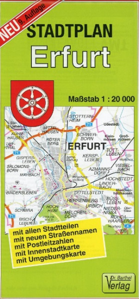 Stadtplan Erfurt 1 : 20 000
