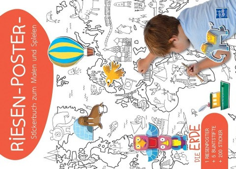 Riesen-Poster-Stickerbuch - Die Erde