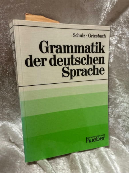 Grammatik Der Deutschen Sprache