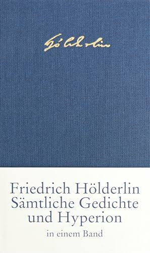 Sämtliche Gedichte und ›Hyperion‹
