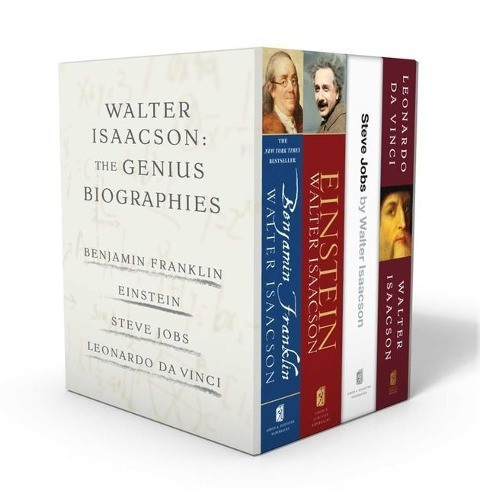 Walter Isaacson: The Genius Biographies: Benjamin Franklin, Einstein, Steve Jobs, and Leonardo Da Vinci