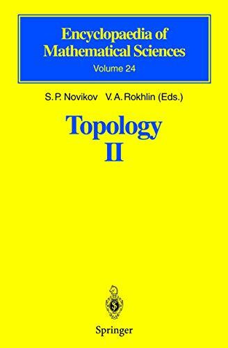 Topology II: Homotopy and Homology. Classical Manifolds (Encyclopaedia of Mathematical Sciences, 24, Band 2)